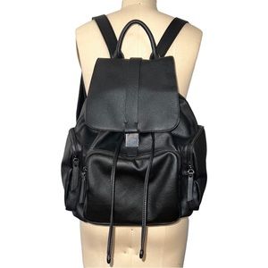 Topshop Faux Leather Backpack